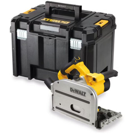 Dewalt - Scie circulaire plongeante 1300W 165mm avec coffret T-STAK + inclu. rail - DWS520KTR