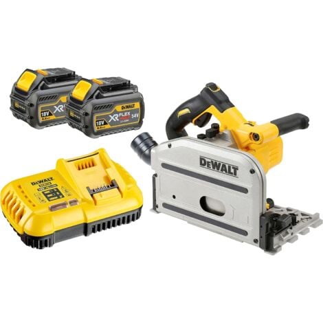 DEWALT - Scie plongeante (DCS520T2-QW) XR FLEXVOLT 54V 2Ah Li-Ion Brushless - 2 batteries - coffret TSTAK