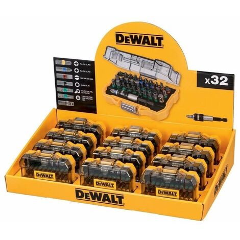 DEWALT SCREWDRIVER BIT SET 32 MERCHANDISER