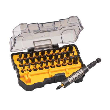 DEWALT SCREWDRIVER IMPACT TORX BIT 32PC SET FLEXTORQ IN CASE DT70585T-QZ