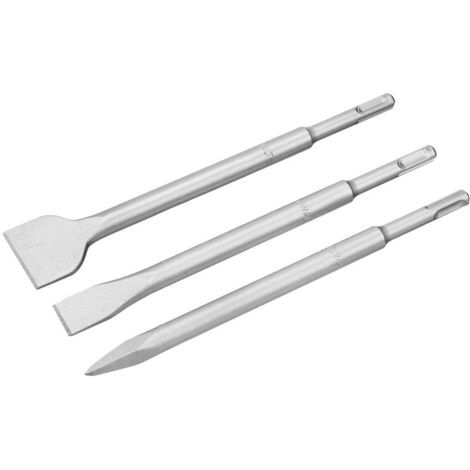 Dewalt set 3 scalpelli per tassellatore con attacco sds-plus
