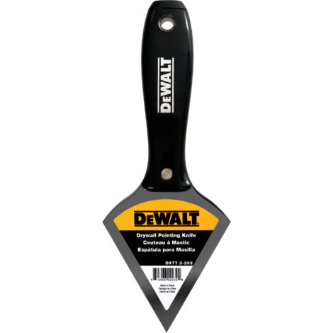 DeWALT Spezial Edelstahl Spitzfugenmesser Ecken-Spachtel mit Nylon-Griff 2-202