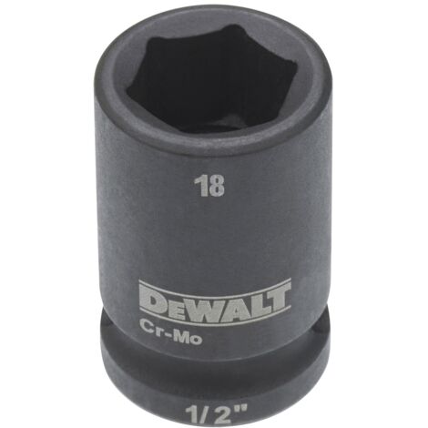 DeWalt Steckschlüssel kurz 18 mm 1/2 schlagfest