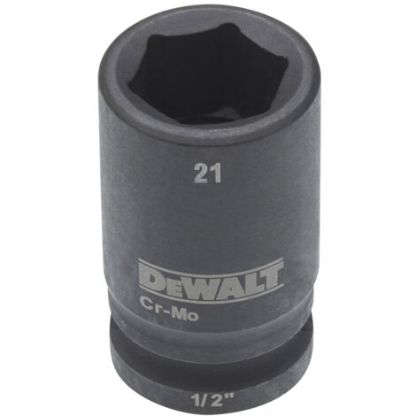 DeWalt Steckschlüssel kurz 21 mm 1/2 schlagfest