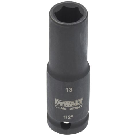 DeWalt Steckschlüssel lang 13 mm 1/2 schlagfest