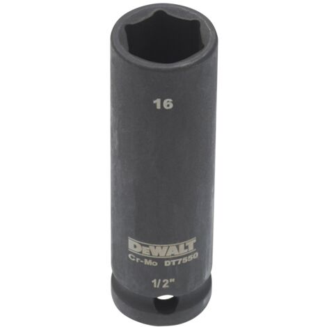 DeWalt Steckschlüssel lang 16 mm 1/2 schlagfest