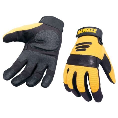 dewalt fingerless work gloves
