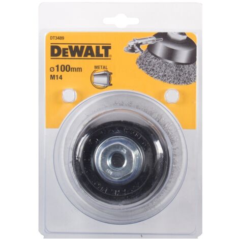 DEWALT Topfbürste gewellt 100 mm M14 DT3489-QZ