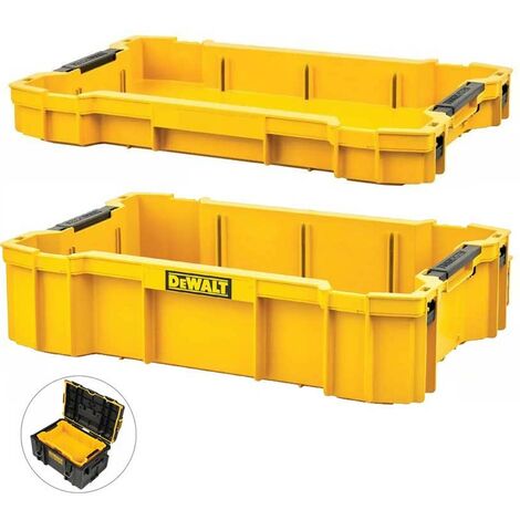 Dewalt Tough System 2.0 Tool Box Internal Deep Storage + Shallow Tool Tray Twin