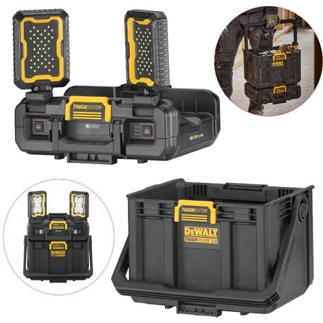 Dewalt Toughsystem 2.0 DWST08061-1 Half Width LED Light + Tote + Charger ToolBox