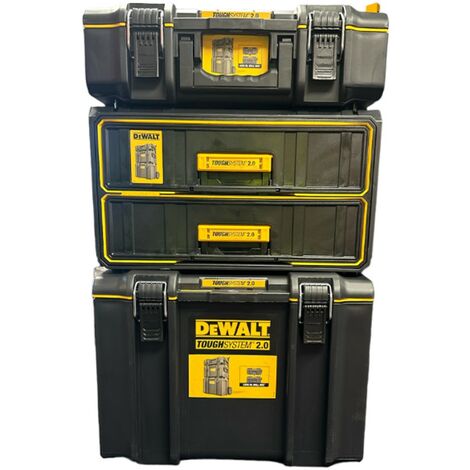 Dewalt Toughsystem Box DWST83295-1 Rolling Mobile Storage Box Trolley 3Piece