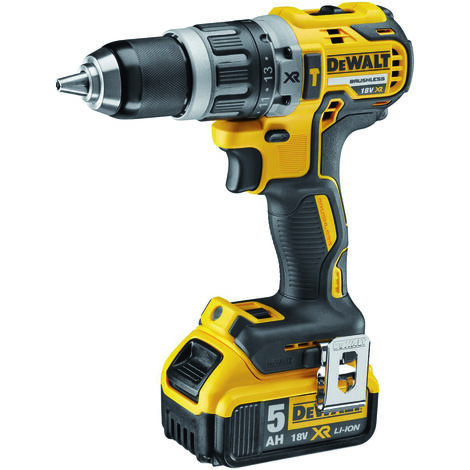 DeWalt TRAPANO AVVITATORE CON PERCUSSIONE BRUSHLESS 18V DCD796P2-QW 2 batterie 5,0 Ah