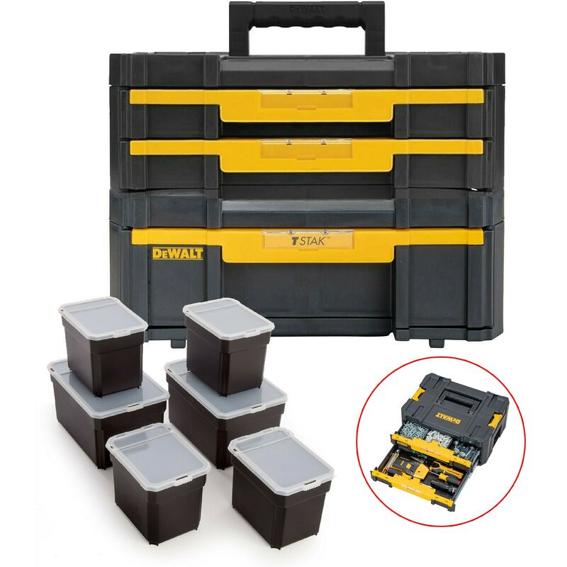 Dewalt Tstak Combo Ii Iv Power Tool Storage Box Drawer Case 2