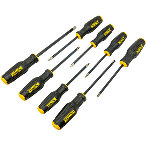 DEWALT Universal Schraubendreher-Set 8teilig Schlitz, PH, PZ