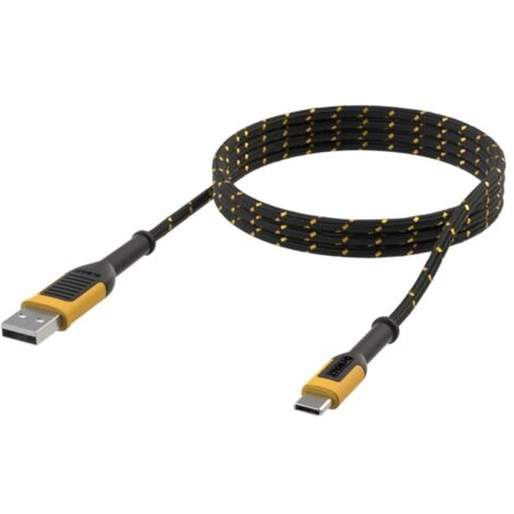 DeWalt USB-A to USB-C Reinforced Charging Cable 1.8m (6ft)