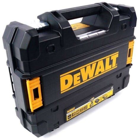 Dewalt – Valise de transport T-STAK étanche pour perceuse DCD796 – Capacité 50 kg – Poignée bi-matière – Charnières métal massif - DCD796CASE