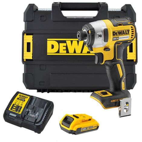 Dewalt – Visseuse à chocs 18V DCF887D1QW – Moteur Brushless 205Nm – 3 vitesses – 1 batterie 2Ah – Coffret TSTAK inclus - 1X2Ah