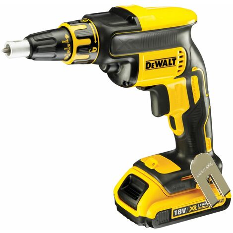Visseuse Plaques de Plâtre - Brushless - 18 V 2 Ah Li-Ion - DEWALT, DCF620D2-QW