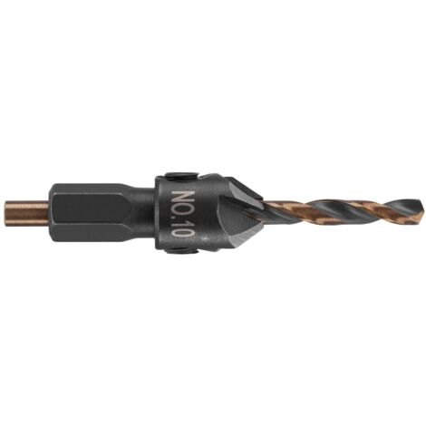 DeWalt Vorbohrer mit Senker Nr. 10 Flip+Drive