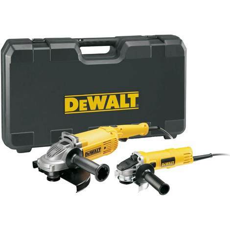 DeWALT Winkelschleifer Doppel-Set DWE494TWIN-QS 230mm / 125mm