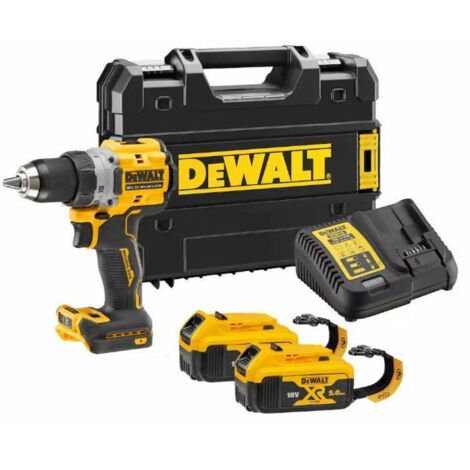 DEWALT WKRĘTARKA 18V DCD800P2T 90Nm 2x5,0Ah BL LANYARD READY TSTAK