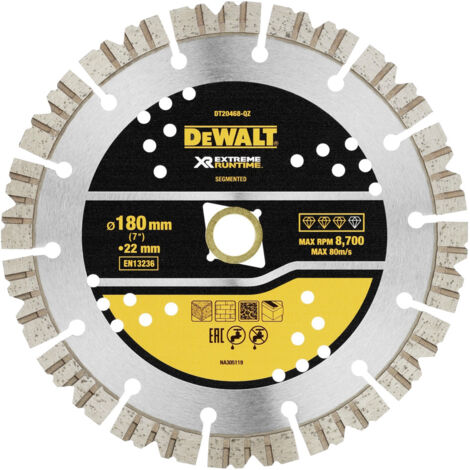 DEWALT XR EXTREME RUNTIME Diamanttrennscheibe