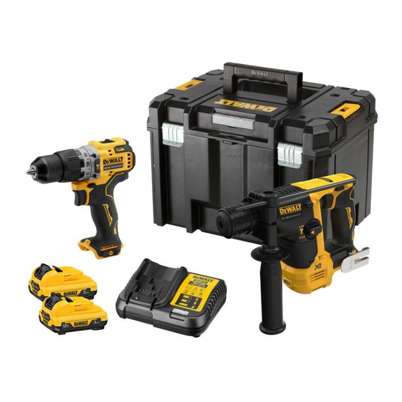Zestaw combo 12v dck2102l2t (dch072 dcd706) 2x3,0ah tstak - Dewalt