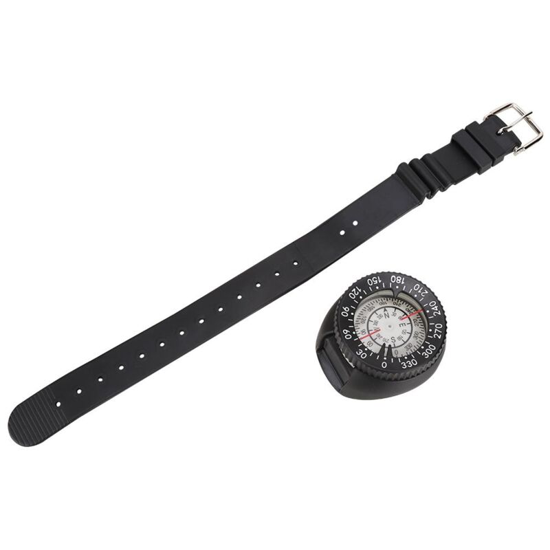 Boussole de Poignet de Vision Nocturne étanche Hémisphère Sud et Bracelet pour la plongée sous-Marine - Dewin