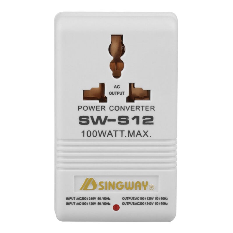 Dewin - Convertisseur de tension 100 w 110 V/120 v vers 220 V/240 v Convertisseur abaisseur (prise standard cn)