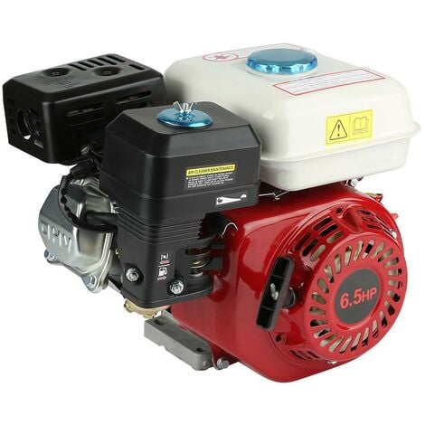 DEWIN Motor de gasolina de 4 tiempos, reemplazo de motor de gasolina de 6,5 HP máximo de alta estabilidad para equipos agrícolas industriales