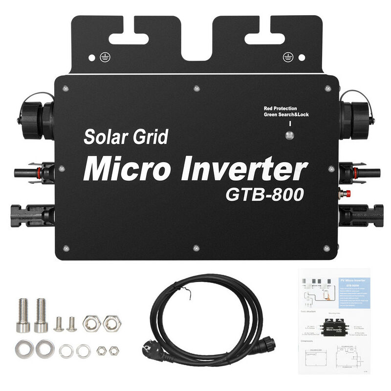 Dewin - Solar Grid Tie Micro Inverter Waterproof Solar Inverter with WiFi app Monitor AC220V 800W