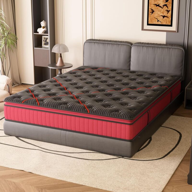 Matelas 140 x 190 x 30 cm, Matelas à Ressorts