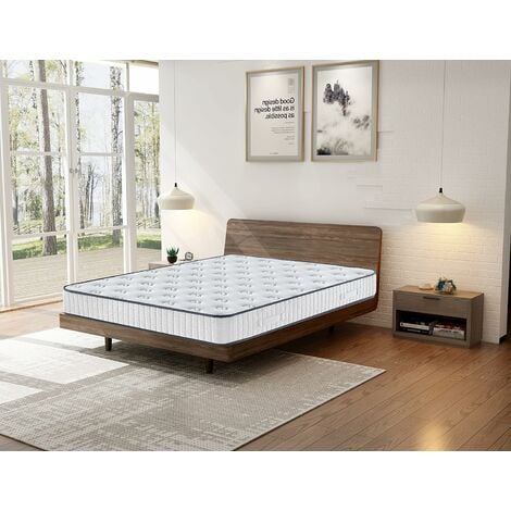 DEWINNER Matelas en Mousse 22 cm et Mousse A Mémoire Matelas | Parfait Soutien Haute Resilience Ultra Respirante | Matelas réversible à Deux Faces entièrement utilisables