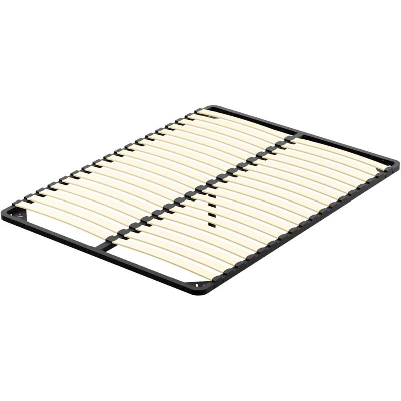 Sommier 2x18 Lattes - Lit avec Sommier à Lattes (140x190cm) - Dewinner
