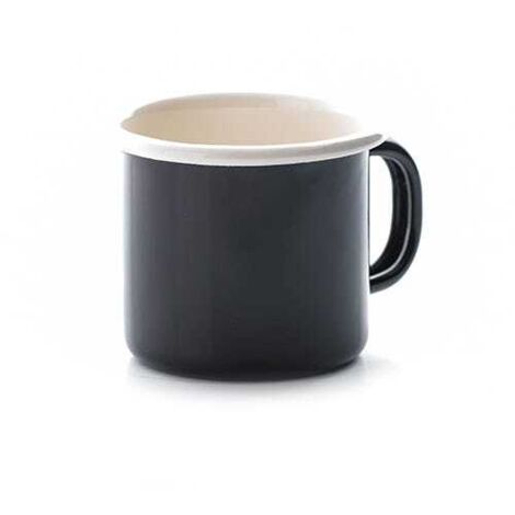 Dexam Black Enamelware Espresso Mug