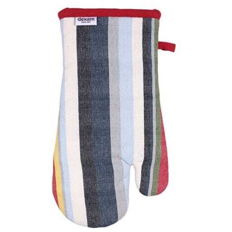 Dexam Recycled Cotton Striped Gauntlet Red