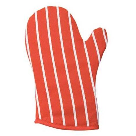 Dexam Rushbrookes Classic Butchers Stripe Gauntlet Red