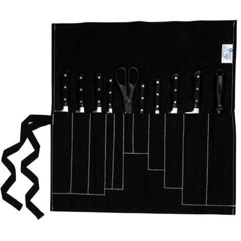 Dexam Rushbrookes Knife Roll / Wallet Black