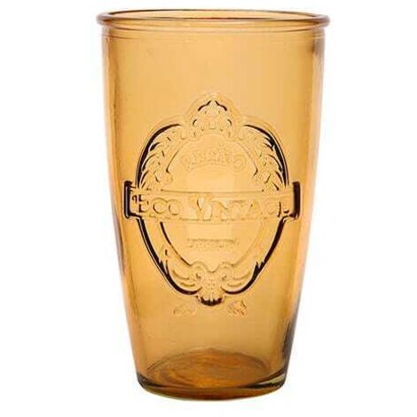 Dexam Sintra Recycled Glass Tumbler Ochre