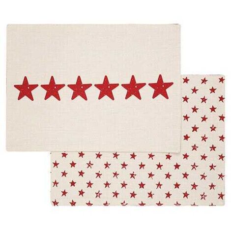 Dexam Star Set of 2 Placemats Natural