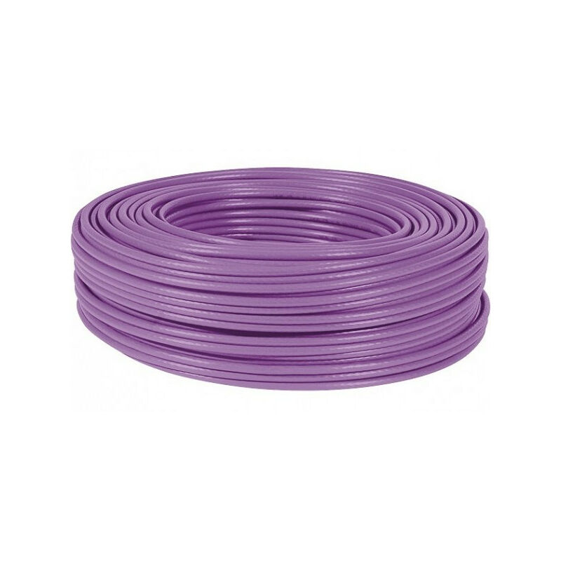Cable monobrin u/utp CAT6 violet LS0H rpc dca - 100M (613025) - Dexlan
