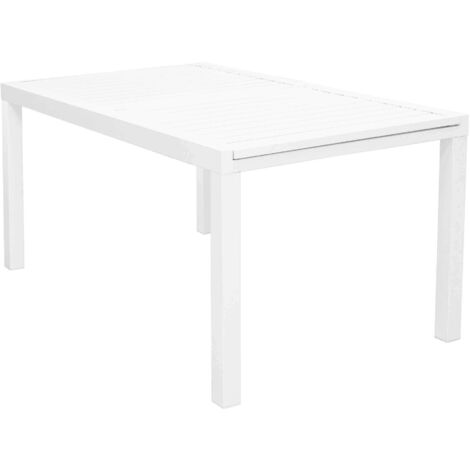 DEXTER - tavolo da giardino allungabile in alluminio da 160 x 90 cm