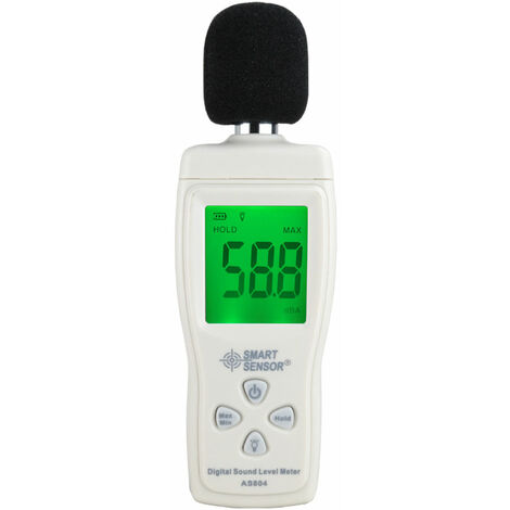 Dezibel-Geräuschtester, digitaler Schallpegelmesser, Testmonitor 30–130 dBA