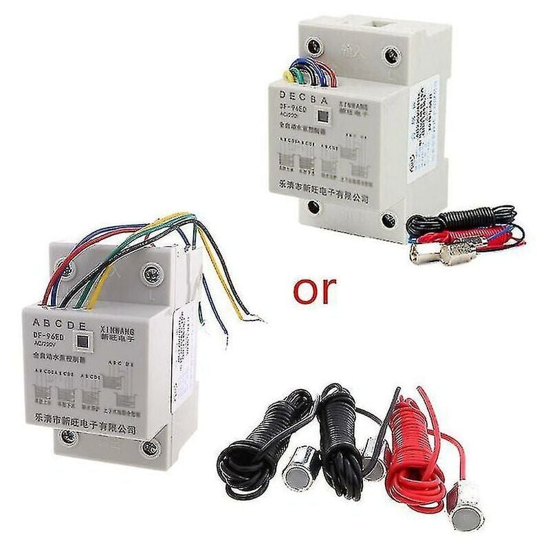 SNQ - Df-96ed contrôleur de niveau d'eau automatique 10a 220v capteur de détection de hauteur de liquide de réservoir interrupteur de pompe de