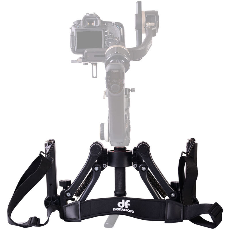 

DF DIGITALFOTO DH04 PRO Estabilizador de cardan de doble mango de resorte Reemplazo de mango de agarre doble para DJI Zhiyun Feiyu Serie MOZA