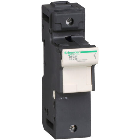 Df221 Porte Fusible à Tiroir 125a - 1p - Pour Fusibles 22x58mm - Schneider Electric Tesys Df