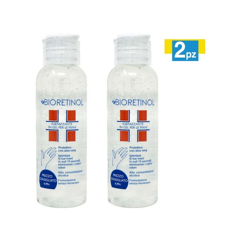 Set 2 Gel Désinfectant Pour Les Mains Avec Alcool Protecteur 100ml