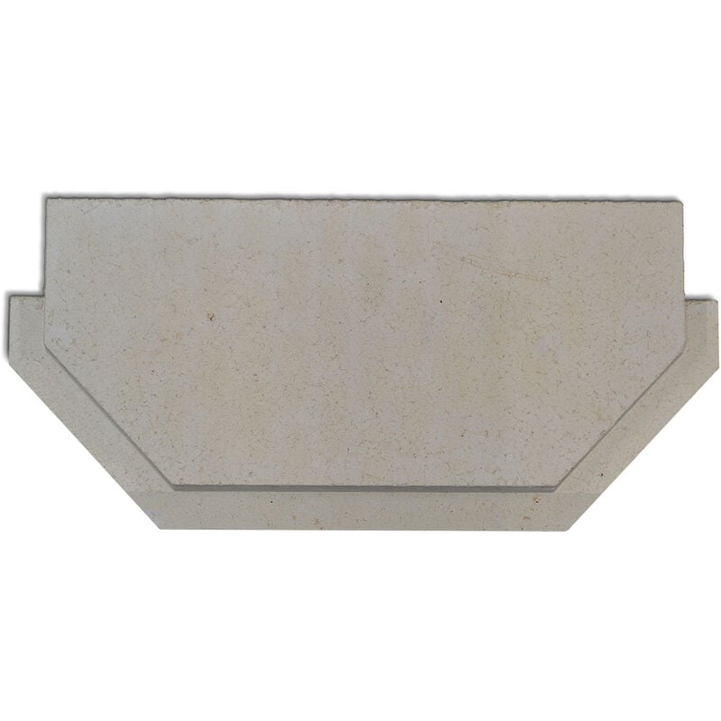 Déflecteur b pour poêles à cheminée Antuco de Olsberg - chamotte - dimensions d'encastrement parfaitement adaptées