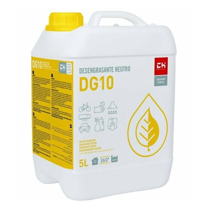 DG10 5 litres Nettoyant de dégraisseur neutre à utiliser