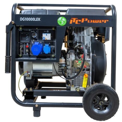 DG10000LEK Generador Diésel Monofásico 8,5KW ITCPower
